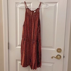 Old Navy Burnt Orange Cutout Romper